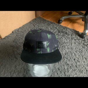 Green Leaf Print SnapBack